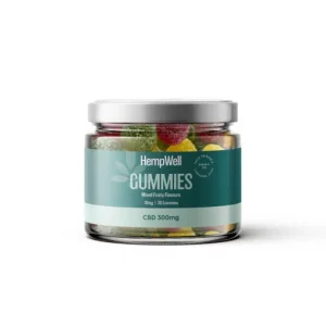 HempWell CBD Gummies | 300mg CBD | 30 pieces