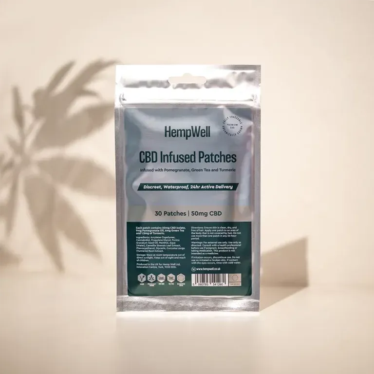 HempWell CBD Patches | 50mg CBD | Pack of 30 - Image 2