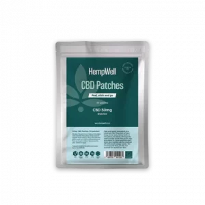 HempWell CBD Patches | 50mg CBD | Pack of 30
