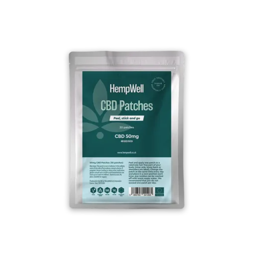 HempWell CBD Patches | 50mg CBD | Pack of 30