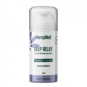 HempWell Cooling Muscle and Joint Cream | 500mg CBD | 100ml Bottle