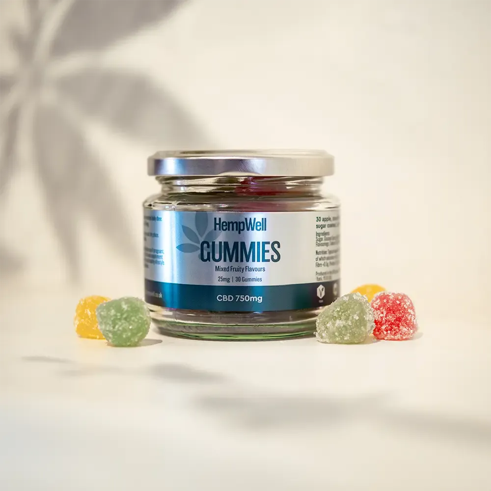 HempWell CBD Gummies | 750mg CBD | 30 pieces - Image 2