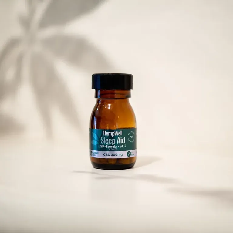 HempWell Sleep Aid CBD Tablets | 300mg CBD | 30 x 10mg Tablets - Image 2