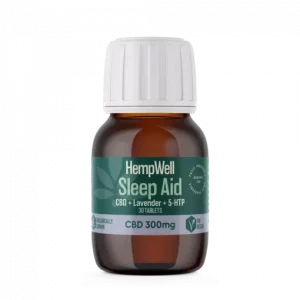 HempWell Sleep Aid CBD Tablets | 300mg CBD | 30 x 10mg Tablets