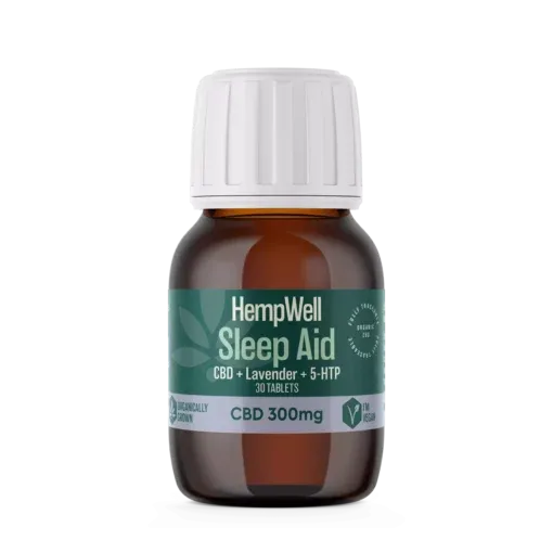 HempWell Sleep Aid CBD Tablets | 300mg CBD | 30 x 10mg Tablets